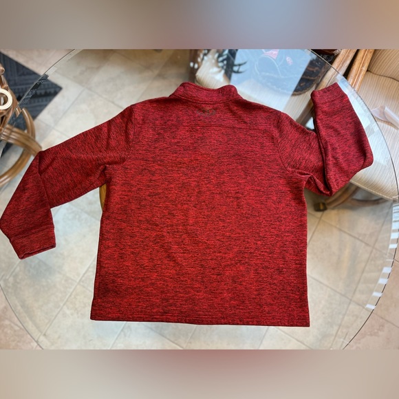💥UNDER ARMOUR💥- Quarter Zip - Red Hoodie - Size L Mens - Picture 8 of 9